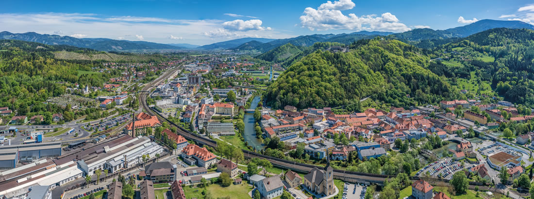 Panoramaansicht von Kapfenberg